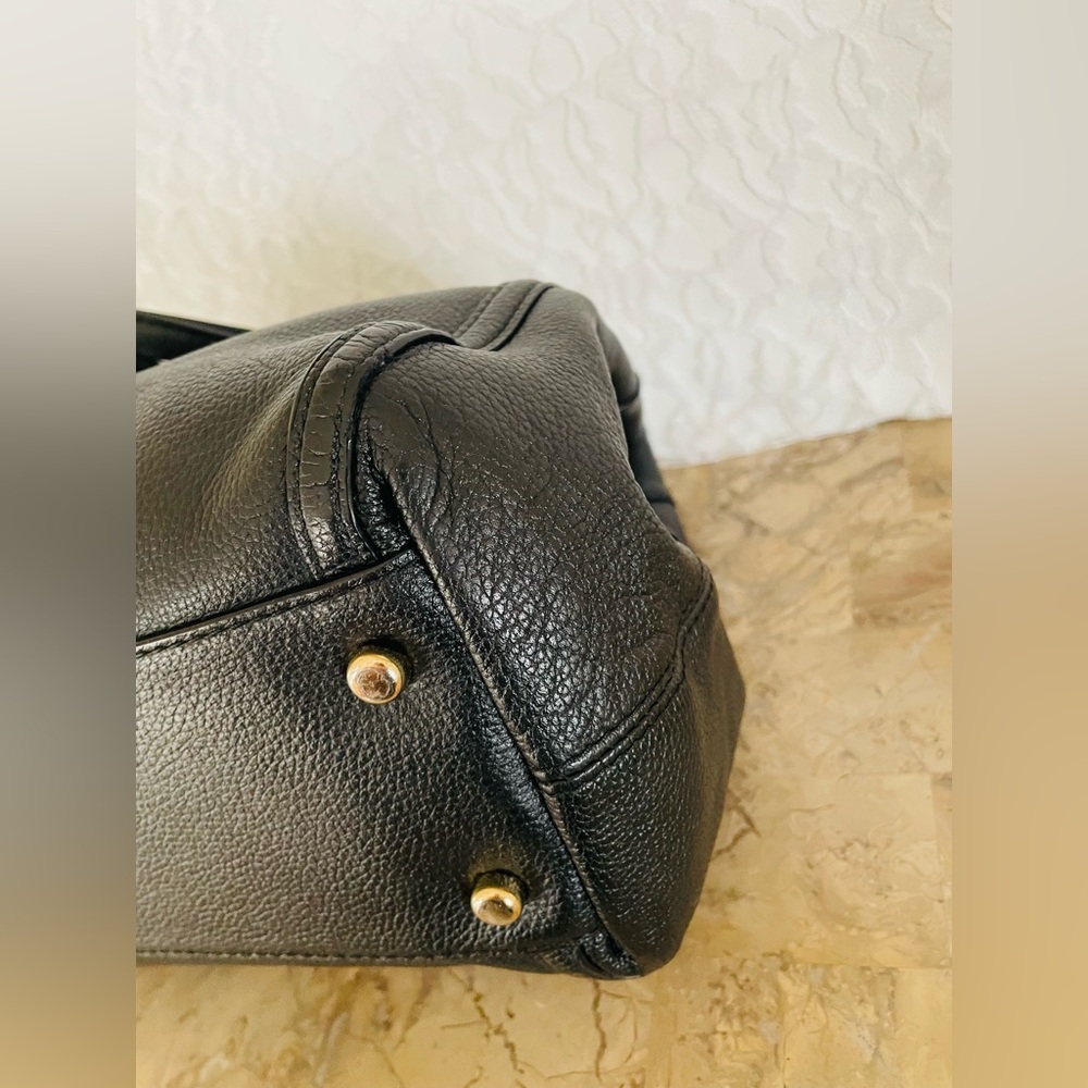 COACH Lexy chain pebble leather black shoulder bag - Picture 7 of 11
